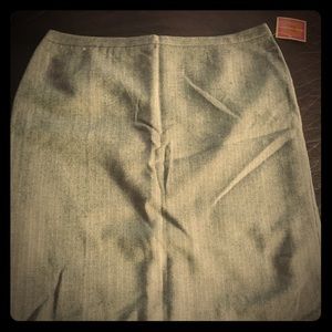 Sz 16 NWT Isaac Mizrahi Tweed Skirt Above the knee